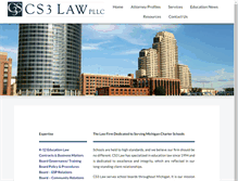 Tablet Screenshot of cs3law.com